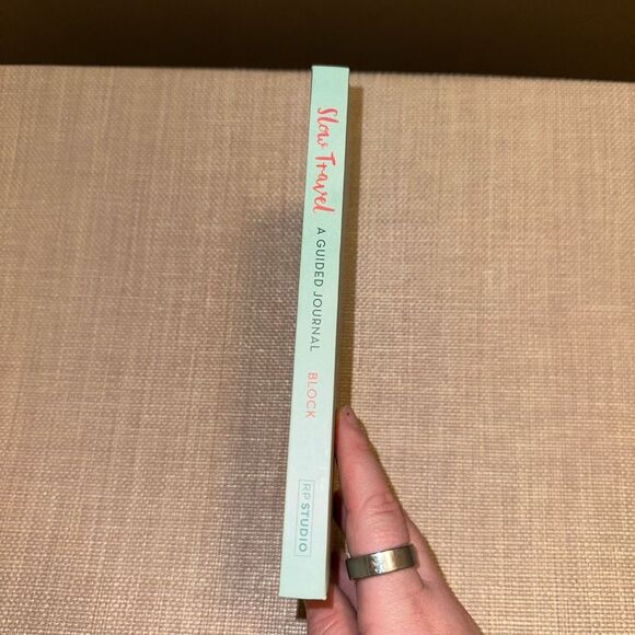 Slow Travel A Guided Reflective Journal For Vacation and Travel Hardcover NEW - Picture 2 of 5